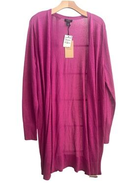 NWT HALOGEN Open Cardigan Sweater